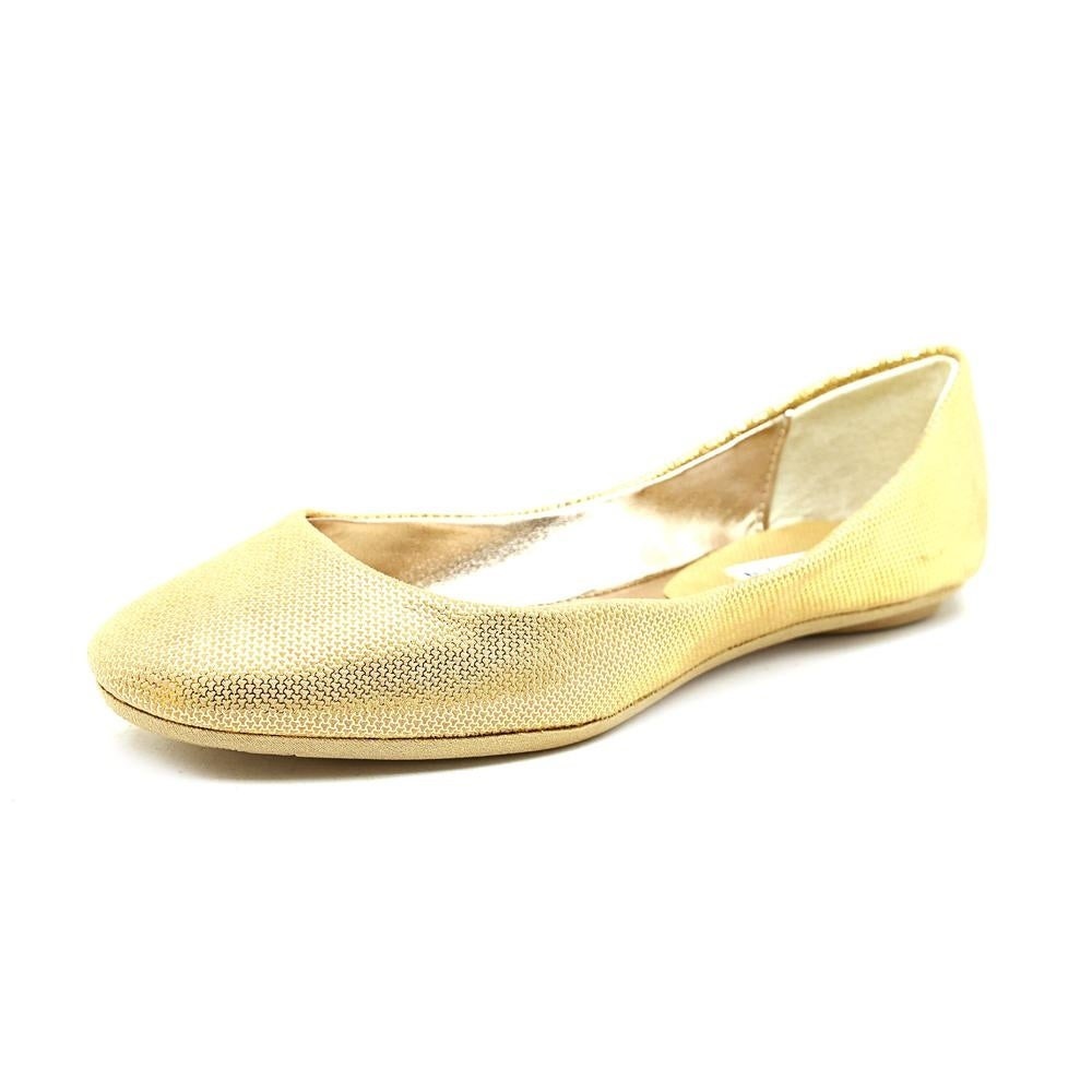 Steve Madden P Heaven Gold Foil Flats